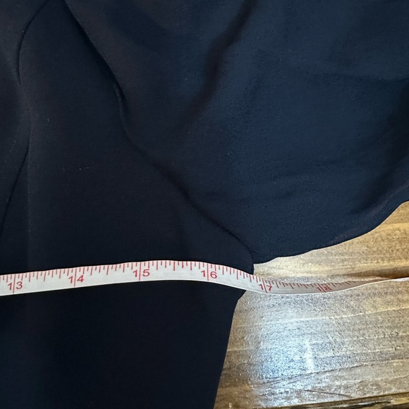 NWT REISS Perry Sheer Blouson Sleeve Navy Mini Dress Size 6 - Picture 9 of 14